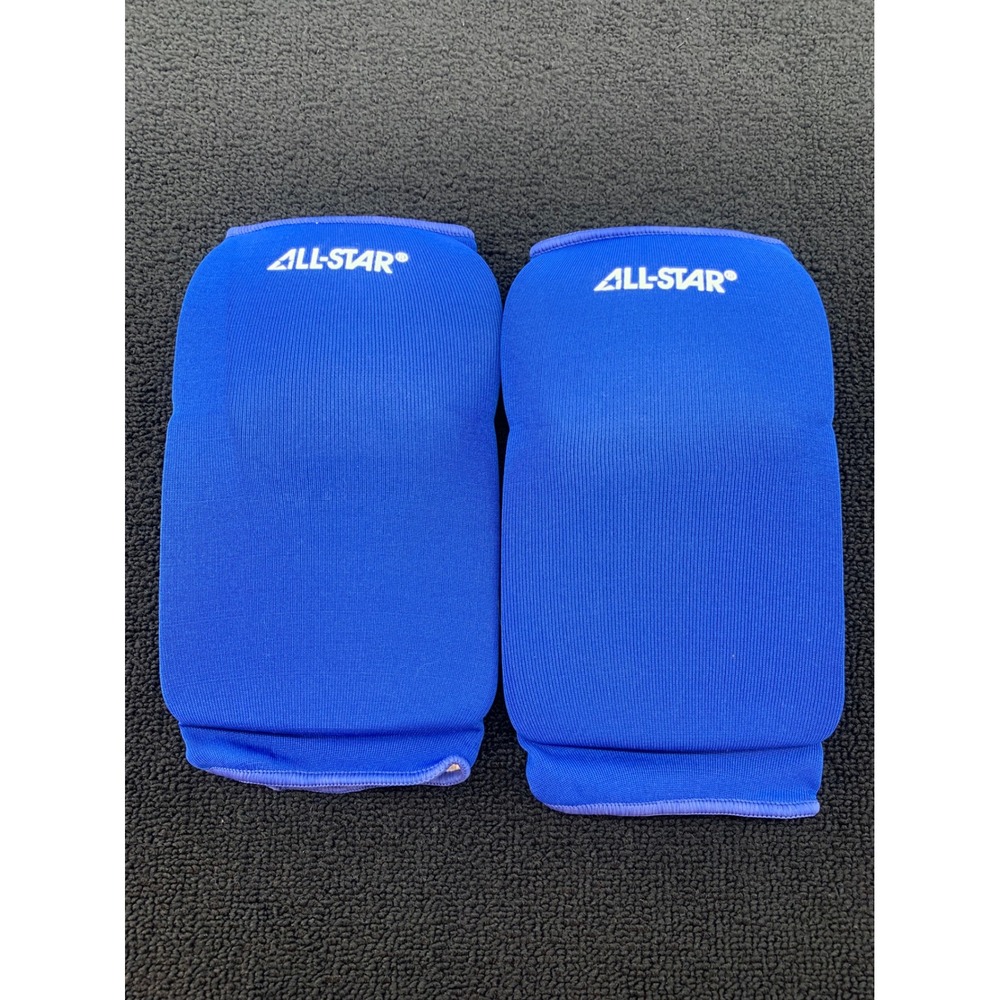 All Star Extra Long Sports‎ Knee Pads Blue Size Large Wrestling Volleyball